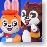 Stuffed Collection Kuppy Ramune Rabbit/Squirrel Set (PVC Figure)