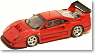 フェラーリ F40LM IMSA-GTO Street ver. (レッド) (メイクアップ30周年記念モデル) (ミニカー)