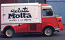 シトロエン タイプH (1962) 「GELATI MOTTA」 (オープンウインドウ) (ホワイト/ブラウン) (ミニカー)