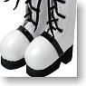 25cm Little Devil Boots (White) (Fashion Doll)