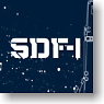 マクロス SDF-1Tシャツ インディゴ S (キャラクターグッズ)