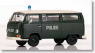 VW T2-a estate `Polizei` (ダークグリーン) (ミニカー)