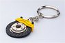 Ceramic Brake Disk Key Chain (Yellow Caliper) (Diecast Car)