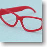 Spectacles set II (Red/Clear) (Fashion Doll)