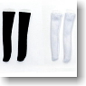 For 21cm Boys High Socks set (White/Black) (Fashion Doll)