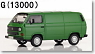 VW T3b ボックスバン (グリーン) (ミニカー)