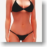 Corps de Femme / Swim Wear Triangle Bikini (Black) (Fashion Doll)