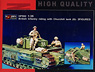 British Infantry riding with Churchill tank No.2 (2 Pieces) (Plastic model)
