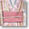Yukata -Cool Stripe- (Light Pink) (Fashion Doll)
