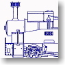 JNR Steam Locomotive Type B20 (w/Spark Preventer) (Unassembled Kit) (Model Train)