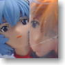 Rebuild of Evangelion PM Figure Sheet oh the Soul Rei & Asuka 2 pieces (Arcade Prize)