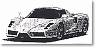 FX-101MM Ferrari Enzo for dNaNo (White) (RC Model)