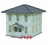 [Miniatuart] Good Old Diorama Series : Post Office (Unassembled Kit) (Model Train)
