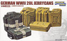 for WWII German Jeri Cans Set (Plastic model)