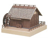 [Miniatuart] Good Old Diorama Series : Water wheel Cabin (Unassembled Kit) (Model Train)