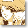 Persona 4 Mug Cup A (Player Character & Hanamura Yosuke) (Anime Toy)