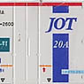 UR20A-0番台タイプ JOT 青ライン (環境世紀をサポートします) (鉄道模型)
