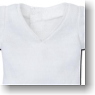 Fanny Fanny V-necked T-shirt (Off-white) (Fashion Doll)
