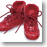 Basketball Shoes (Hi) (Red x Red) (Fashion Doll)