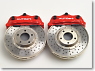 Racing brake disc magnet (Red caliper) set of 2