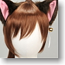 Little Busters! Natsume Rin`s Cat Ear & Bell Ribbon Set (Anime Toy)