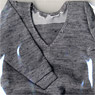 School`s Sweater (Gray) (Fashion Doll)