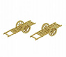 [Miniatuart] Diorama Option Kit : Large cart (Unassembled Kit) (Model Train)