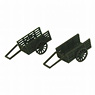 [Miniatuart] Diorama Option Kit : Two-wheeled cart (Unassembled Kit) (Model Train)