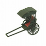 [Miniatuart] Diorama Option Kit : Rickshaw (Unassembled Kit) (Model Train)