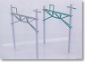 お手軽リアル架線柱キット トラス型単線タイプ (6本分入り) (鉄道模型)
