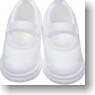 Soft Vinyl Indoor Shoes (White) (Fashion Doll)