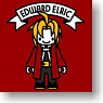 鋼の錬金術師 FULLMETAL ALCHEMIST エドワード・エルリックTシャツ RED S (キャラクターグッズ)