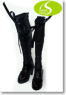 Super Toys - Female Footwear: Boots Model E (Black Ver.) ST18 (Fashion Doll)