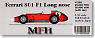 Ferrari 801 Long Nose (Metal/Resin kit)