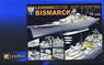 For WW II German Navy Battleship Bismarck (Plastic model)