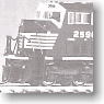 EMD SD70M NS (Norfolk Southern) #2605 (Black/White/NS Logo) (Model Train)