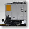 BethGon Coalporter Union Pacific (Silver / Yellow / UP Logo) (8-Car Set) (Model Train)