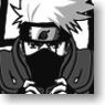 NARUTO-ナルト- 疾風伝 カカシTシャツ WHITE L (キャラクターグッズ)