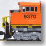 EMD SD70ACe BNSF Swoosh No.9370 (Orange / Black / Yellow Line / Yellow Logo) (Model Train)