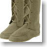 For 60cm Moccasin Boots with Fringe (Beige) (Fashion Doll)