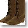 For 60cm Moccasin Boots with Fringe (Brown) (Fashion Doll)