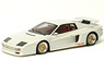 ケーニッヒ フェラーリ テスタロッサ ツインターボ 710ps 1985 BBSホイール (パールホワイト) (ミニカー)