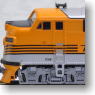 EMD F3A Phase II Denver & Rio Grande Western #5544 (Silver/Yellow/Black 5 stripes) (Model Train)