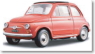 Fiat 500 F `56 (レッド) (ミニカー)