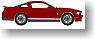 2010 フォード シェルビー GT500 (レッド/白ストライプ) (ミニカー)