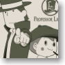 Professor Layton and the Eternal Diva Microfiber Towel Layton & Luke Upper half of body (Anime Toy)
