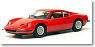 ディノ246GT タイプE 1971 カンパニョーロ ・ ホイール仕様 ロッソ ・ コルサ (レッド) タン ・ インテリア (ミニカー)