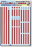 Line Decal Special Nishitetsu Red Stripe (For 1/80 Scale) (Model Train)
