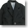 Tailored Jacket Short 3/4 Sleeve (Black) (Fashion Doll)