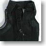 Halter-Neck Shirt (Black) (Fashion Doll)